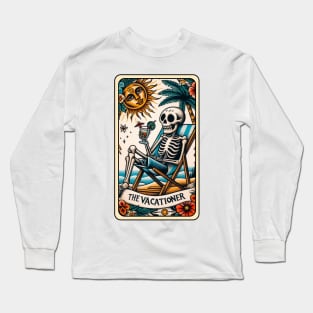 TAROT CARD - THE VACATIONER Long Sleeve T-Shirt